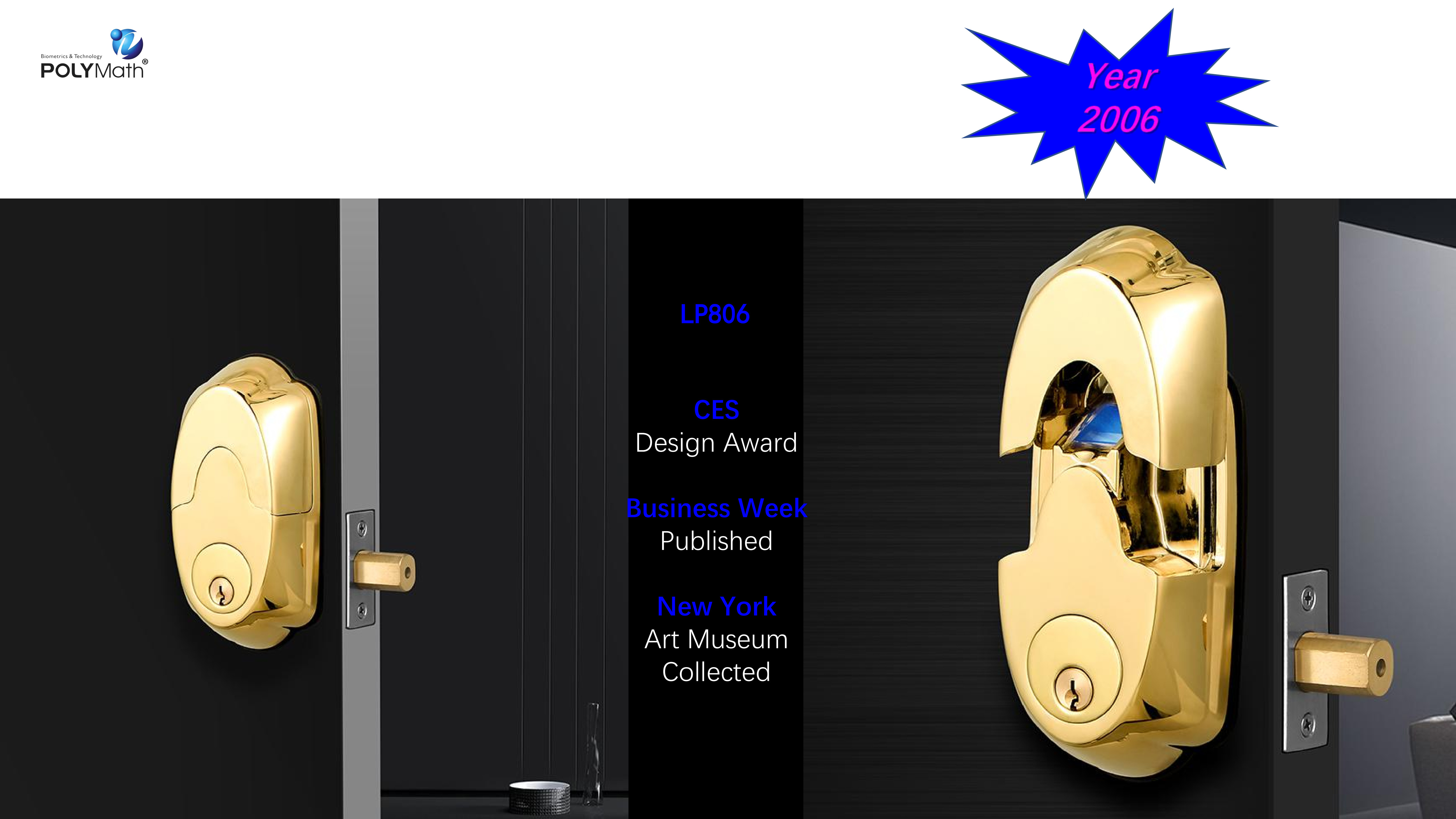 806 Smart Lock CES Design Innovation Award