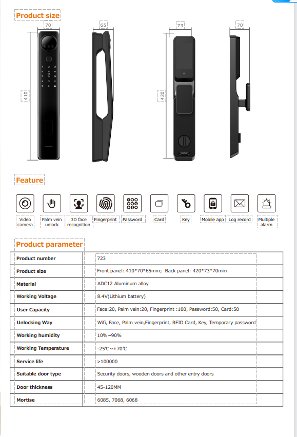 PL-723 specification image 1