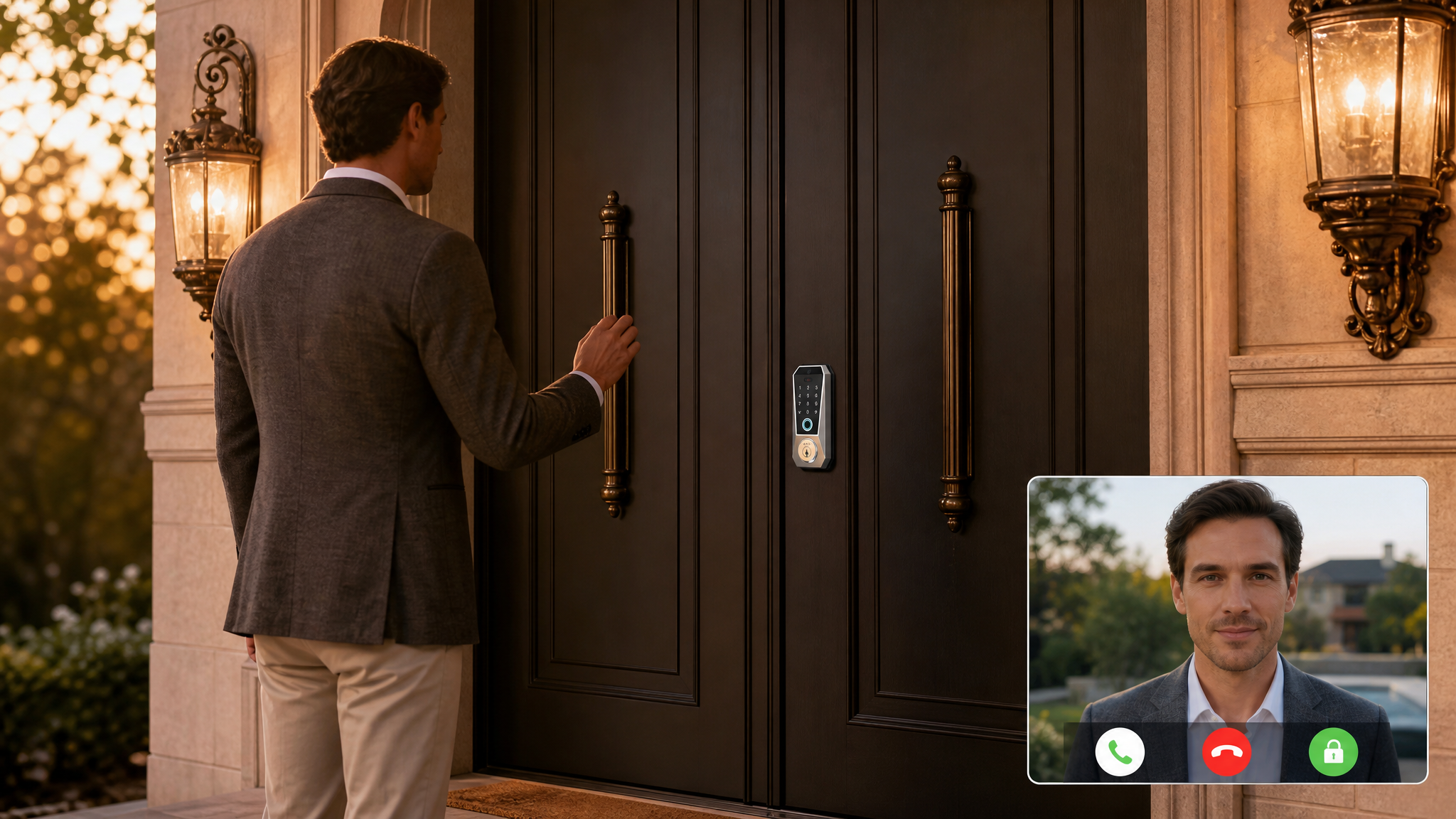 Video Doorbell Smart Lock