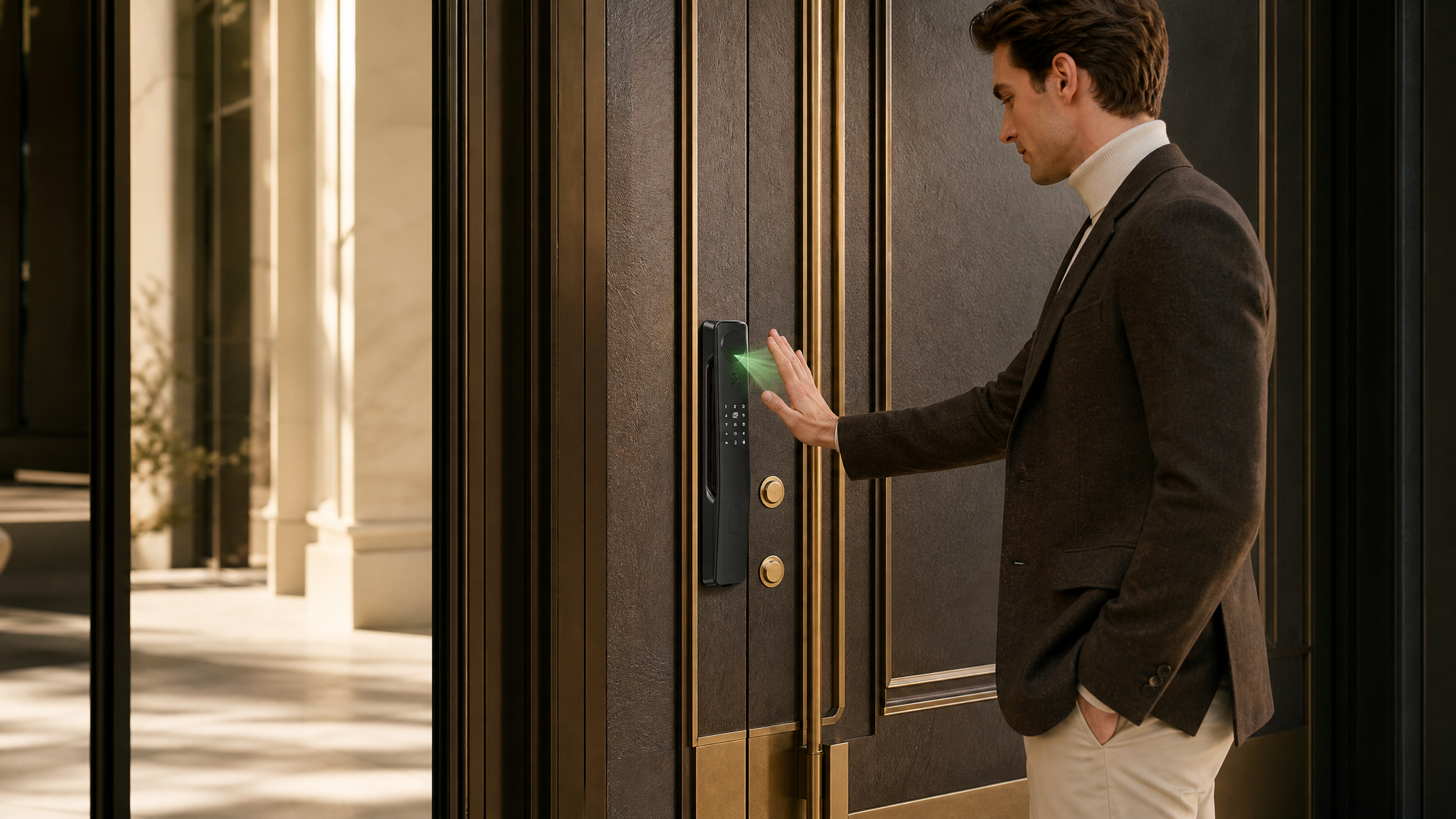 Luxury villa smart access solution
